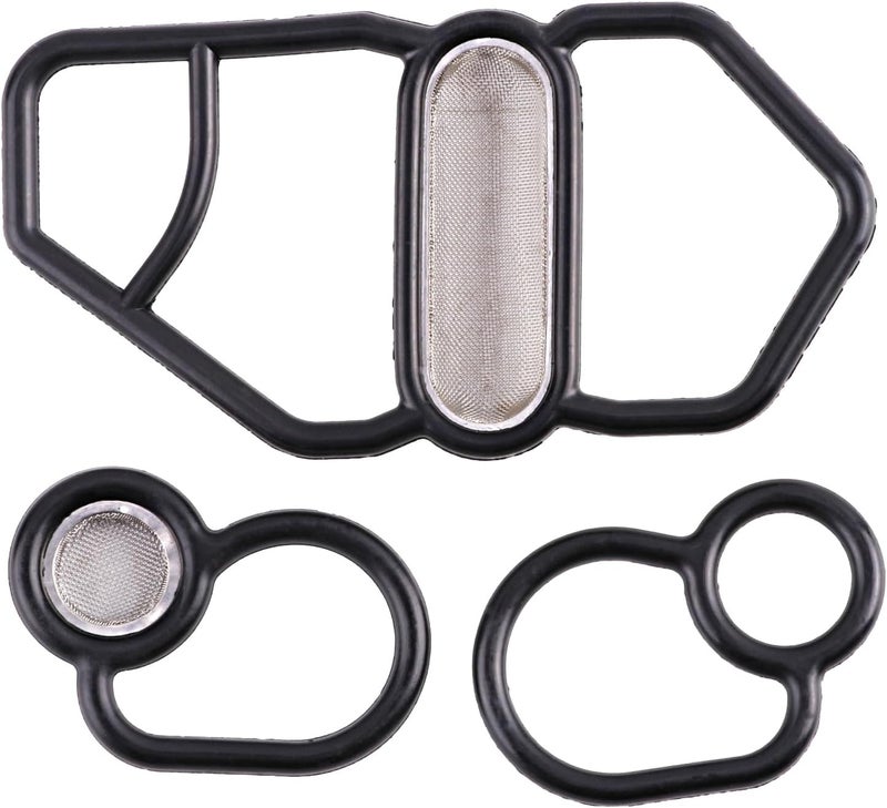 Cybal 15825-P08-005 36172-P08-015 36172-P08-005 Head Cylinder Solenoid Spool VTEC Valve Gasket Set Fit 92-05 ACURA INTEGRA/NSX HONDA CIVIC/CIVIC DEL SOL 1.5L/1.6L/1.7L/1.8L/3.0L/3.2L 0396578,0396620,0396577 - Image 4